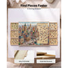 VEVOR 2000 Piece Rotating Puzzle Board with 6 Drawers and Cover, 40x29 in, Birthday Gift for Mom, Portable Wooden Table, 360° Rotation Jigsaw Accessories for Adult, Puzzle Organizer Storage System