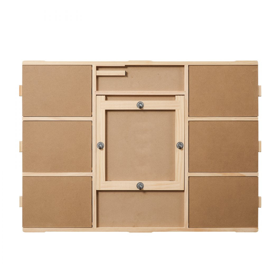 VEVOR 2000 Piece Rotating Puzzle Board with 6 Drawers and Cover, 40x29 in, Birthday Gift for Mom, Felt Surface, Portable Wooden Table, 360° Rotation Puzzles Storage Jigsaw Accessories for Adult