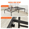 VEVOR 14 Inch Twin Metal Bed Frame Platform, No Box Spring Needed, Embedded Mattress Foundation with Steel Slat Support, Easy Assembly, Noise Free