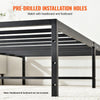 VEVOR 14 Inch Twin Metal Bed Frame Platform, No Box Spring Needed, Embedded Mattress Foundation with Steel Slat Support, Easy Assembly, Noise Free