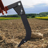 VEVOR Hitch Mounted Ripper, 16\" Shank Length Box Scraper Shank, 4 Hole Site Box Blade for Tractor, 2 Locating Pins Ripper Shank, 2 Plough Tips Box Blade Shank Teeth