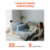 VEVOR Tower Fan, 22 ft/s Velocity Quiet Floor Fan, 70° Oscillating Fans for Indoors with 3 Speeds, 4 Modes, 12H Timer, Portable Standing Bladeless Fan with Remote Control for Bedroom, Office, Home
