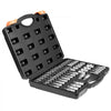 VEVOR Torx Bit Socket and External Torx Socket Set, 60-Piece T6-T70, TT6-TT70, TP8-TP60, E4-E24, S2 Alloy Steel and Cr-V Steel, 1/4 in, 3/8 in, and 1/2 in Drives, with Enhanced Storage Case, Hand Use