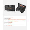 VEVOR Hex Bit Socket Set 36-Piece 1/4" 3/8" 1/2" Drive Hex Bit Sockets, for Auto Repair Mechanical Maintenance, SAE and Metric CR-V Steel Sockets with 4 Adapters, Storage Case, and Clear Markings
