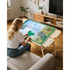 VEVOR 1500 Piece Puzzle Table with Folding Legs, 4 Drawers and Cover, 34x25 in Portable Wooden Board, Felt Surface Jigsaw Puzzle Accessories for Adults, Adjustable 6-Tilting-Angle, Gift for Mom