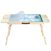 VEVOR 1500 Piece Puzzle Table with Folding Legs, 4 Drawers and Cover, 34x25 in Portable Wooden Board, Felt Surface Jigsaw Puzzle Accessories for Adults, Adjustable 6-Tilting-Angle, Gift for Mom