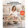VEVOR 1500 Piece Puzzle Table with Folding Legs, 4 Drawers, Cover, 34x25 in, Birthday Gift for Mom, Portable Wooden Board, Jigsaw Accessories for Adults, Puzzles Organizer & Storage System