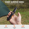 VEVOR Folding Pocket Knife, 3 in/7.6 cm 7Cr17Mov Blade, Aluminum Handle Small EDC Knife with Pocket Clip, Sharp Camping Survival Hiking Knife, 2.8 oz/0.08 kg Easy to Carry for Men Women Self Defense