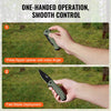 VEVOR Folding Pocket Knife, 3.5 in/8.8 cm D2 Steel Blade, G10 Handle Small EDC Knife with Pocket Clip, Sharp Camping Survival Hiking Knife, 3.84 oz/0.1 kg Easy to Carry for Men Women Self Defense