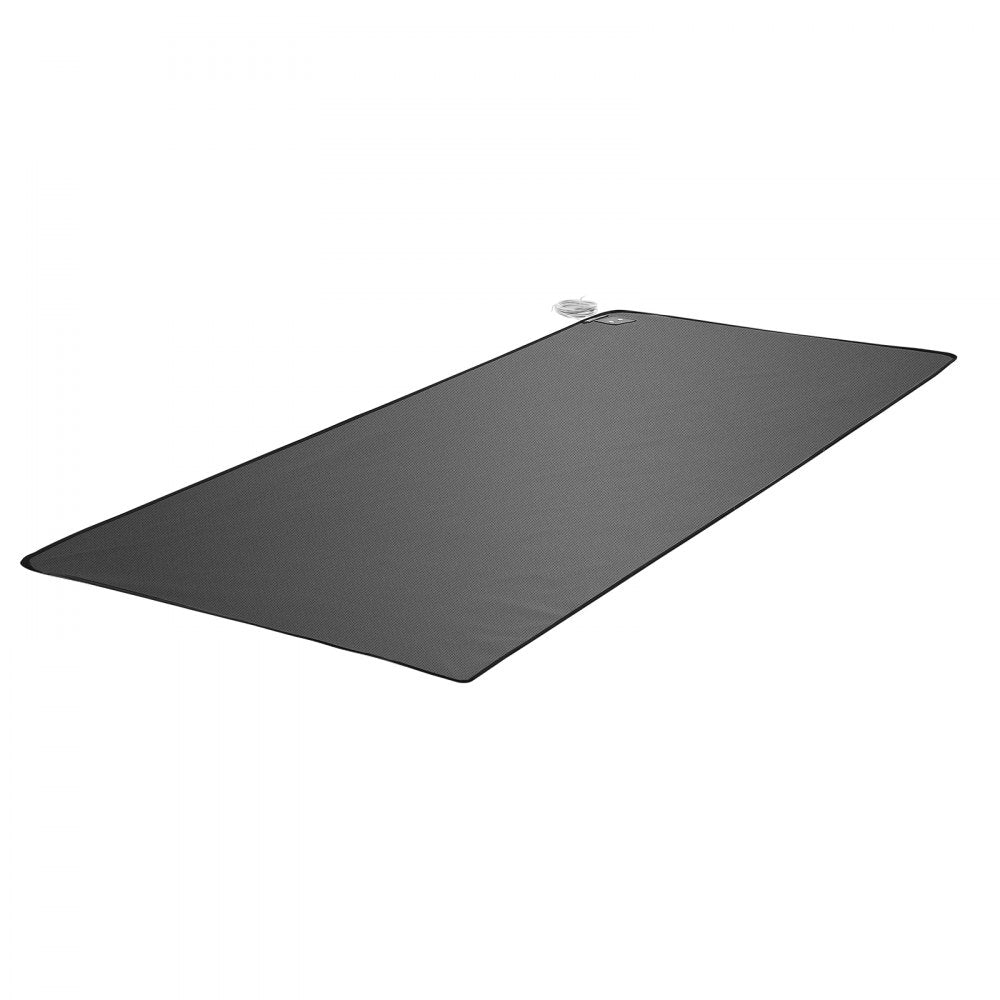 VEVOR Grounding Mat, 27 x 60 in Anti-Slip PU Leather Earthing Mat, with 15 Feet Grounding Cord, Grounding Pad for Sleep, Boost Energy, Improve Sleep, Reduce Anxiety at Home Office or Work