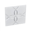 VEVOR 3D Wall Panels, 33-Pack 11.81 x 11.81 in PVC Modern Art Minimalist Floral Tiles, 32 Sq.Ft Coverage Accent Wall Panel, Interior Home Decor for Ceiling, Bedroom, Living & Gaming Room, Matte White