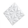 VEVOR 3D Wall Panels, 33-Pack 11.81 x 11.81 in PVC Modern Art Minimalist Diamond Tiles, 32 Sq.Ft Coverage Accent Wall Panel, Interior Home Decor for Ceiling, Bedroom, Living & Gaming Room, Matte White
