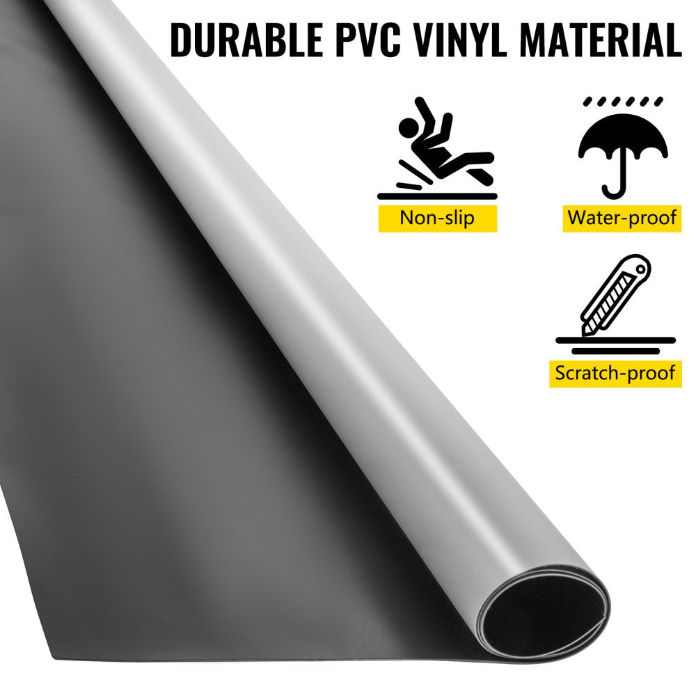 VEVOR Dance Floor Roll,6.6 x 7.9 ft Practice Dance Floor,1.5mm Thickness PVC Dance Flooring Dance Floor,Non-Slide &Wearproof Dance Floor Easy Cleaning for Ballet