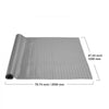 VEVOR Garage Floor Mat, 78.74 x 47.24 inch PVC Garage Flooring Roll, Non-slip Diamond Texture, 25.83 sq.ft Covering Space, Garage Mats for Under Cars, for Gyms Boats Car Trailer, Silver