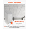 VEVOR 24 x 48 in PVC Ceiling Tiles 10-Pack Drop Ceiling Panels White Marble, PVC Foam Board, Grid Fit, Water-Resistant, Flexible Cut, Easy to Clean, Modern Decorative Finish for Home, Office Areas