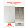 VEVOR 24 x 48 in PVC Ceiling Tiles 10-Pack Drop Ceiling Panels White, PVC Foam Board, Grid Fit, Water-Resistant, Flexible Cut, Easy to Clean, Modern Decorative for Home,Office,Kitchen,Living Room