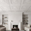 VEVOR 24 x 24 in PVC Ceiling Tiles 12-Pack White 3D Geometric Panels, Smooth PVC Sheet for Drop Grid, Impact-Resistant, Paintable Surface, Easy Cut, Modern Decorative Style for Home, Office