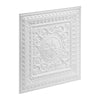 VEVOR 24 x 24 in PVC Ceiling Tiles 12-Pack White 3D Geometric Panels, Smooth PVC Sheet for Drop Grid, Impact-Resistant, Paintable Surface, Easy Cut, Modern Decorative Style for Home, Office