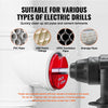 VEVOR 8Pcs PVC Pipe Reamer Kit, 8-Piece, Plastic Pipe Fitting Socket Saver Kit, Includes 1/2'', 3/4", 1", 1-1/4'', 1-1/2", 2", 3", 4'', for PVC, CPVC, ABS Fittings, for Exhaust, Drain, Water Pipes Cleaning