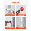 VEVOR PVC Pipe Reamer Kit, 5-Piece, PVC Fitting Socket Saver, Includes 1-1/4", 1-1/2", 2", 3", 4", Compatible with Standard 1/2" Drills, Plumbing Tool Kit for SCH40 ABS CPVC Vent Drain Water Pipes