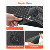 VEVOR Garage Floor Roll, 4 x 7 ft Garage Flooring Mat, 2.2 mm Thickened PVC Diamond Plate Floor Protector Mat with Double-sided Tape, Non-Slip, Easy to Clean for Warehouse, Gyms, Trailer, Black