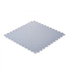 VEVOR Garage Floor Tiles Interlocking, 16 Pack 20.2 x 20.2 x 0.2 in Interlocking Modular Garage Flooring Tiles, Diamond Plate Slip-Resistant PVC Mats for Workshop,Warehouse,Tool Room, Light Gray