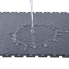VEVOR Garage Floor Tiles Interlocking, 16 Pack 20.2 x 20.2 x 0.2 in Interlocking Modular Garage Flooring Tiles, Diamond Plate Slip-Resistant PVC Mats for Workshop,Warehouse,Tool Room, Graphite Gray