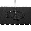VEVOR Garage Floor Tiles Interlocking, 8 Pack 20.2 x 20.2 x 0.2 in Interlocking Modular Garage Flooring Tiles, Diamond Plate Slip-Resistant PVC Mats for Workshop,Warehouse,Tool Room, Black