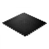 VEVOR Garage Floor Tiles Interlocking, 8 Pack 20.2 x 20.2 x 0.2 in Interlocking Modular Garage Flooring Tiles, Diamond Plate Slip-Resistant PVC Mats for Workshop,Warehouse,Tool Room, Black