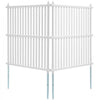 VEVOR 48" W x 48" H Vinyl Privacy Fence Panels, Air Conditioner Fence, Outdoor Privacy Screens for Trash Can, Pool Equipment Enclosure, Privacy Screen Kit Strip Panels (2 Panels)