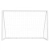 VEVOR Soccer Goal 10 x 6.5 FT PVC Soccer Goal for Backyard with PE Net, Portable & Weatherproof Set, with High-Strength PE Net, Target, Cones, for Kids & Adults Outdoor Backyard Practice Training