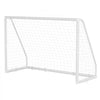 VEVOR Soccer Goal 10 x 6.5 FT PVC Soccer Goal for Backyard with PE Net, Portable & Weatherproof Set, with High-Strength PE Net, Target, Cones, for Kids & Adults Outdoor Backyard Practice Training