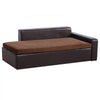 VEVOR Pet Sofa, Dog Couch for Large-Sized Dogs and Cats, Soft Leather Dog Sofa Bed, 110 lbs Loading Cat Sofa, Brown