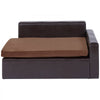 VEVOR Pet Sofa, Dog Couch for Medium-Sized Dogs and Cats, Soft Leather Dog Sofa Bed, 110 lbs Loading Cat Sofa, Black