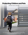 Infrared auto-sensing safety protection for children and pets (auto reverse on obstacle)