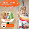 VEVOR 32 Rock Climbing Holds, Multi-Size and Multi-Colored Climbing Rocks for Kids and Adults, Rock Wall Holds with Mounting Hardware, Climbing Wall Grips for Indoor and Outdoor Playground Play Set