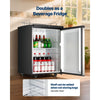VEVOR Beer Kegerator, Triple Tap Home Draft Beer Dispenser for Ball Lock, Full Size Keg Refrigerator with 5lbs CO2 Tank, Hold 2 Sixth / 2 Slim / 3 Ball lock keg, 162L