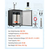 VEVOR Beer Kegerator, Dual Tap Home Draft Beer Dispenser for Ball Lock, Full Size Keg Refrigerator with 5lbs CO2 Tank, Hold 2 Sixth / 2 Slim / 3 Ball lock keg, 162L