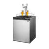 VEVOR Beer Kegerator, Dual Tap Home Draft Beer Dispenser for Ball Lock, Full Size Keg Refrigerator with 5lbs CO2 Tank, Hold 2 Sixth / 2 Slim / 3 Ball lock keg, 162L