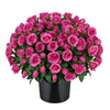 VEVOR Artificial Potted Flowers 18 in 2-Pack Fake Flower Plants Rose Red, for Porch, Patio, Entryway, & Home Decor, Indoor & Outdoor Use, Silk and PE Blooms in Pots, Ready to Display Faux Plants
