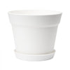 VEVOR Plastic Plant Pots, 16 Packs 6 in Durable Planters, Lightweight Nursery Pots with Drainage Holes & Detachable Saucers, Round Tapered Flower Pot for Indoor & Outdoor Plants, Home Garden Decor