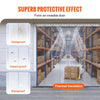 VEVOR Strip Curtain, 96" Height x 48" Width, 0.08" Thickness, 8PCS Clear PVC Strip Door Curtain, Freezer Curtain, Plastic Door Strips for Walk in Freezers, Coolers & Warehouse Doors, with 50% Overlap
