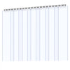 VEVOR Clear PVC Strip Curtain, 84 in Height x 42 in Width x 0.08 in Thickness, 7 PCS Walk in Freezer Cooler Curtain Strips, Smooth Waterproof Plastic Door Strips for Warehouse, Freezer, Garage Doors