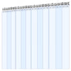 VEVOR Clear PVC Strip Curtain, 84 in Height x 48 in Width x 0.08 in Thickness, 8 PCS Walk in Freezer Cooler Curtain Strips, Smooth Waterproof Plastic Door Strips for Warehouse, Freezer, Garage Doors