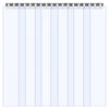 VEVOR Clear PVC Strip Curtain, 80 in Height x 36 in Width x 0.08 in Thickness, 6 PCS Walk in Freezer Cooler Curtain Strips, Smooth Waterproof Plastic Door Strips for Warehouse, Freezer, Garage Doors