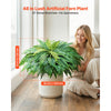 VEVOR Artificial Ferns, 48 Inch Fake Boston Fern Bush Plant with 67 Fronds, Faux Greenery for Indoor/Outdoor Decor, Silk & LDPE, Suitable for Home Porch Garden Office Living Room Planter, Set of 2