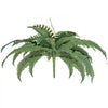 VEVOR Artificial Ferns 2 Pcs, Natural Spread Diameter 35-39 Inch, Large Hanging Artificial Boston Ferns, Fake Plant Wall Decor with 35 Branches, Faux Fern for Home and Office (Flowerpot Unincluded)