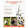 VEVOR Garden Pot Mover, Heavy Duty Plant Dolly Cart with Adjustable Grabbing Arm, Max 143 LBS Weight Capacity, Potted Plant Mover Dolly with Suction Cup and Secure Lock, Fits for Indoor & Outdoor Use
