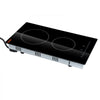 VEVOR Built in Electric Stove Top, 20 x 11.6 inch 2 Burners, 240V Glass Radiant Cooktop with Sensor Touch Control, Timer & Child Lock Included, 9 Power Levels for Simmer Steam Slow Cook Fry