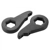VEVOR 2 Inch Torsion Bar Keys for 2020-2024 Chevy/GMC 2500/3500HD, Front Leveling Lift Kit Heavy-Duty Steel Suspension Level Kit with 4 Bushings, Chassis Leveling Kit Compatible with Chevy and GMC